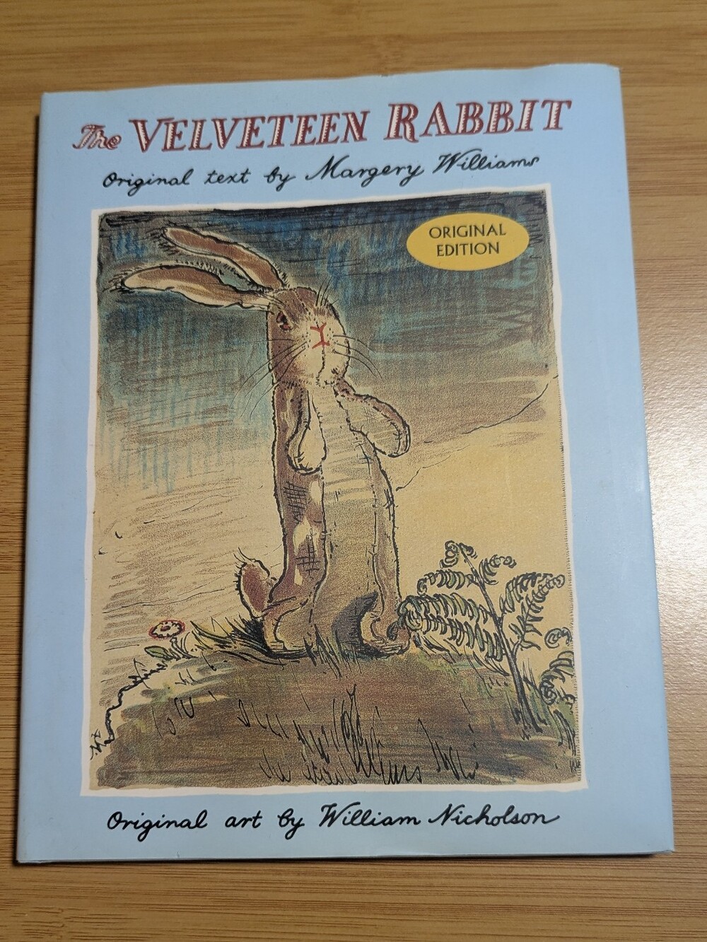 The Velveteen Rabbit Original Edition Art Print - Blue Cover